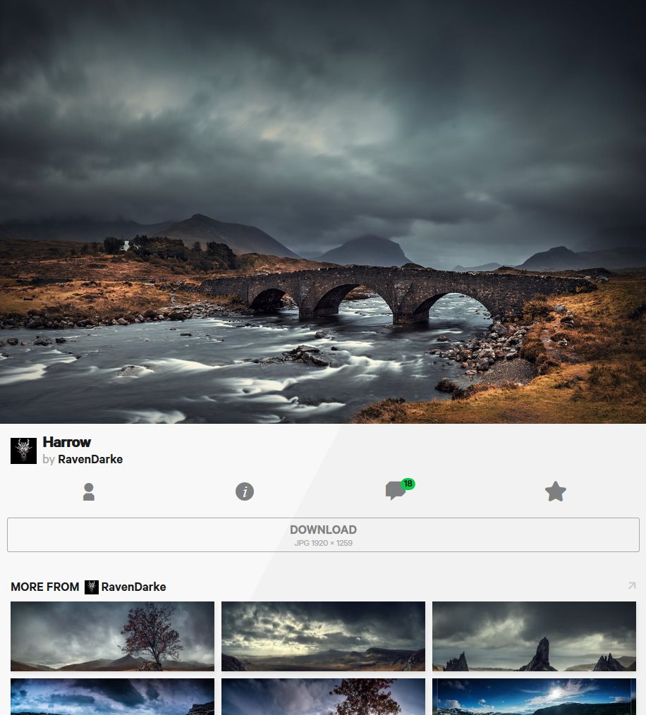 DeviantArt Minimal (mobile)