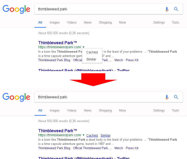 Google fixes
