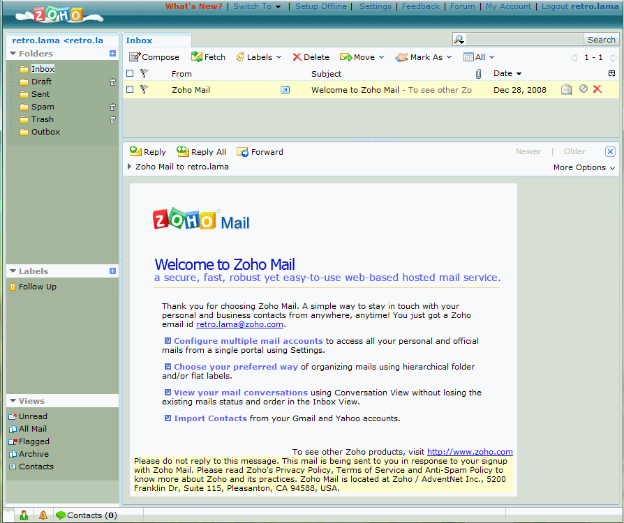 Zoho Mail - Jungle Green - 1.02