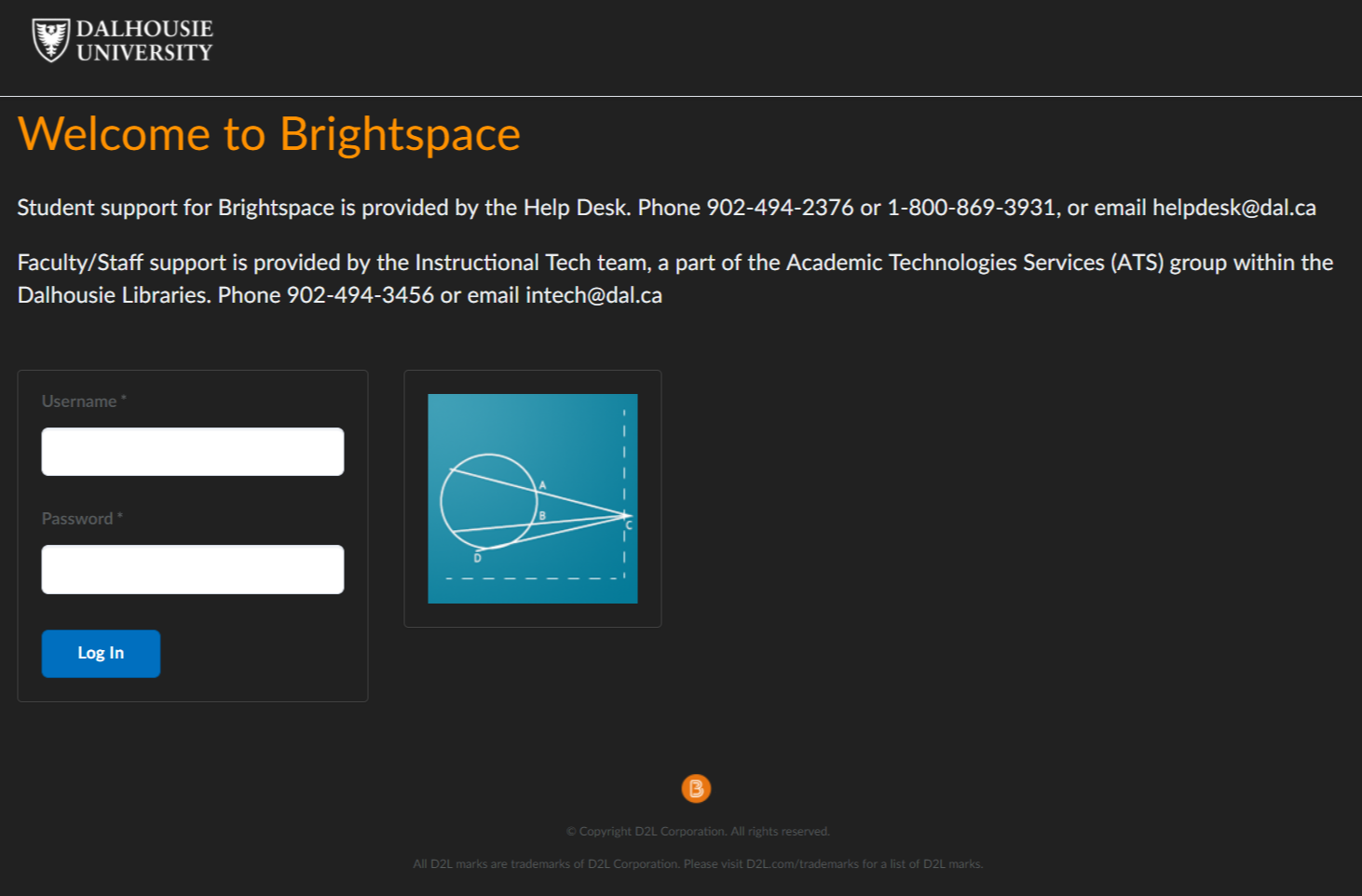 Brightspace Dark theme