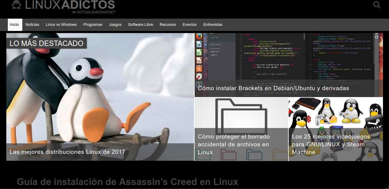 linuxadictos Black