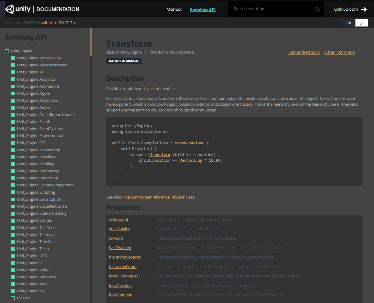 Unity3d True Dark 2018