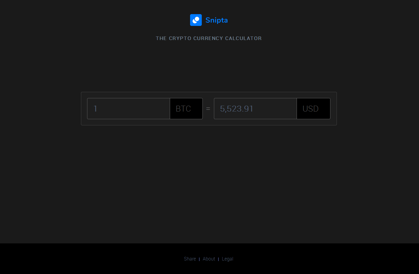 Snipta Gray Dark Theme