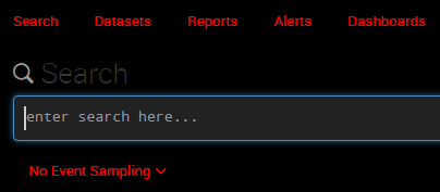 Splunk Red on Black