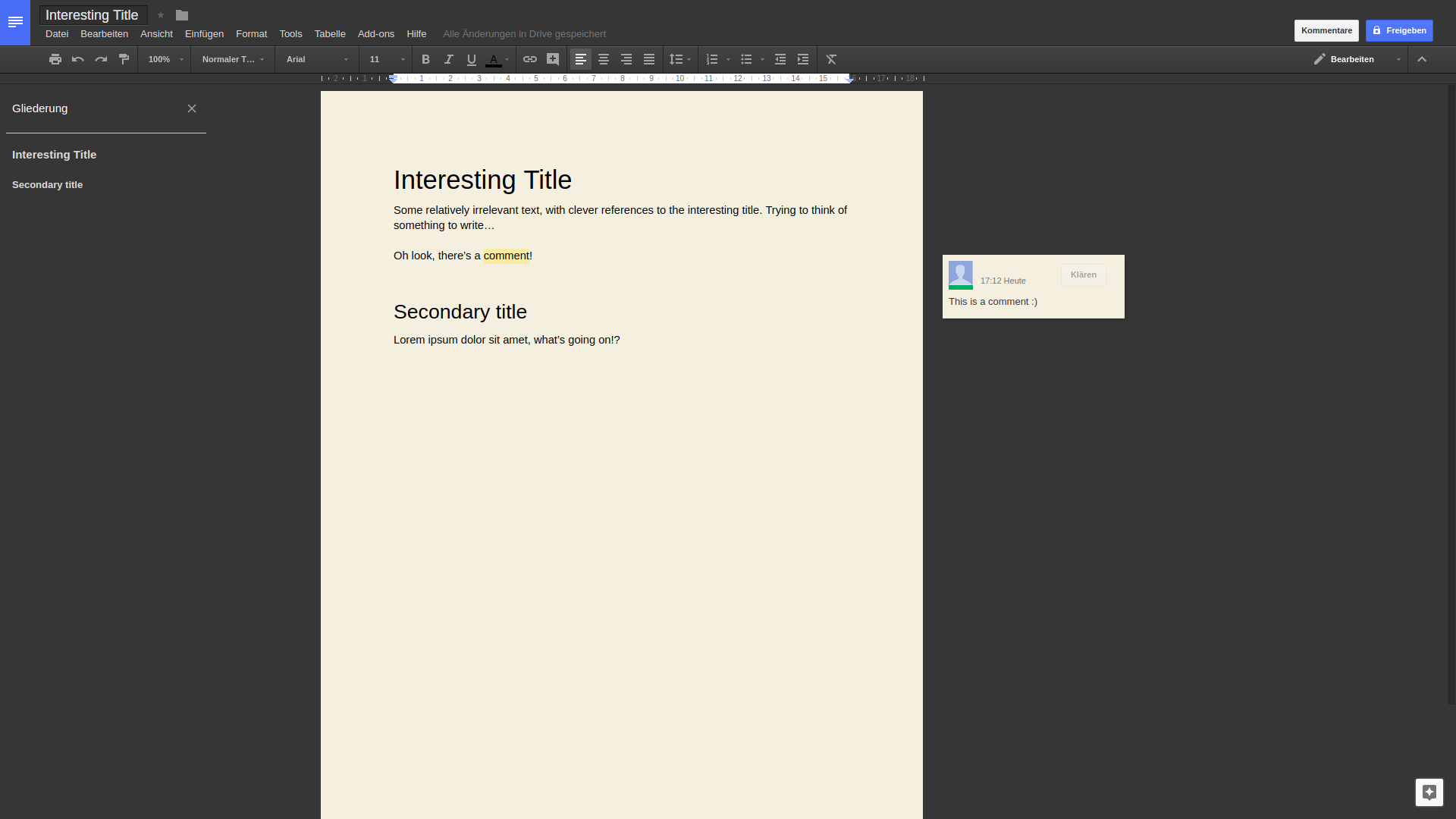 Google Docs Dark UI + Sepia Mode