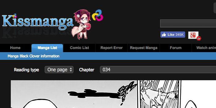 Kissmanga Layout