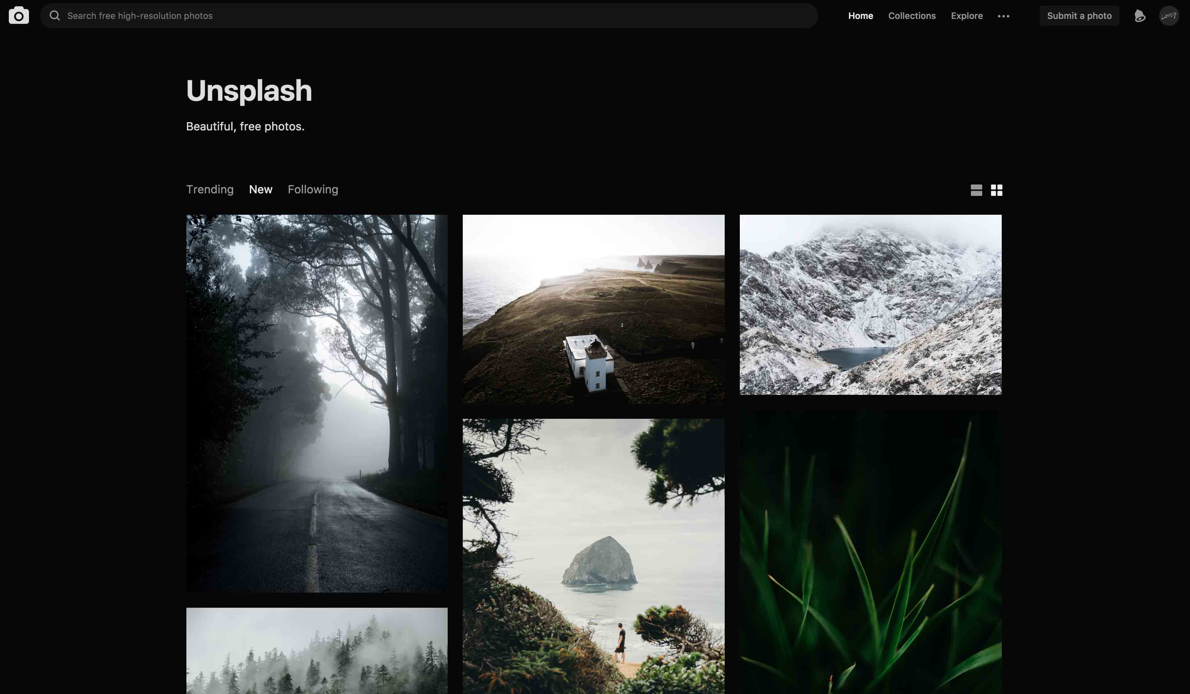 Unsplash Midnight