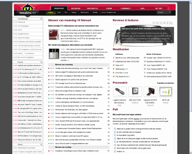 A combination of almost all T.net CSS tweaks