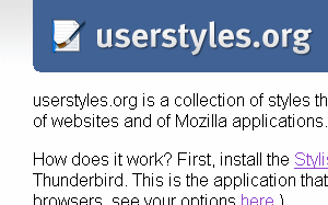 userstyles.org - Graphical header link