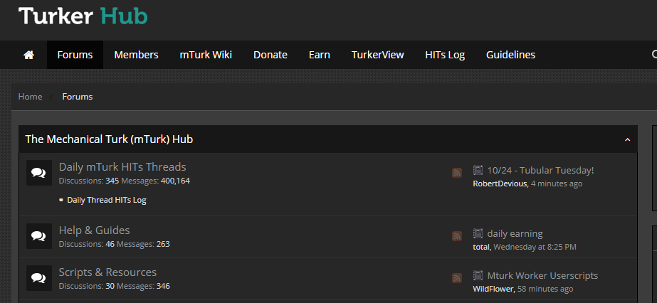 TurkerHub Dark Theme BETA