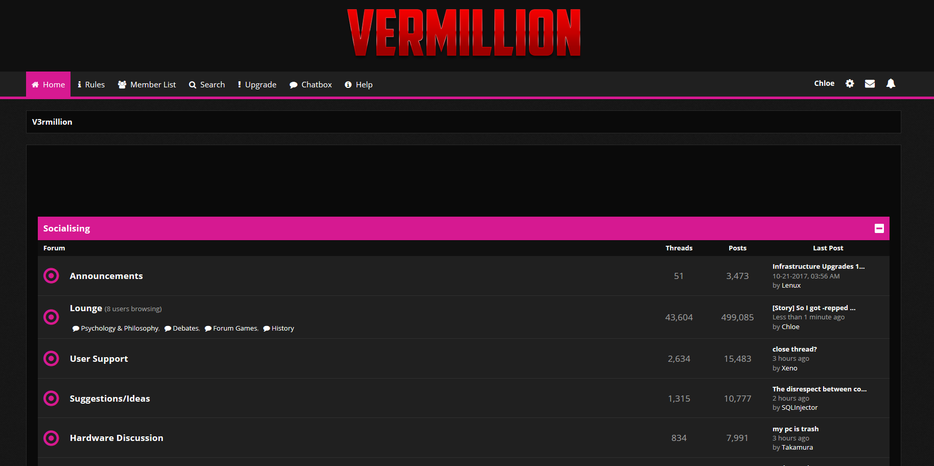 sexy pink skidded v3rm theme