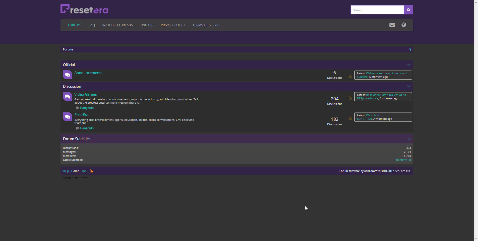 DarkERA - A ResetEra dark theme