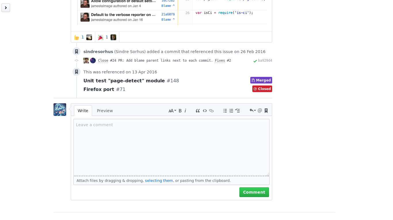 Refined GitHub - Original Comment Tools