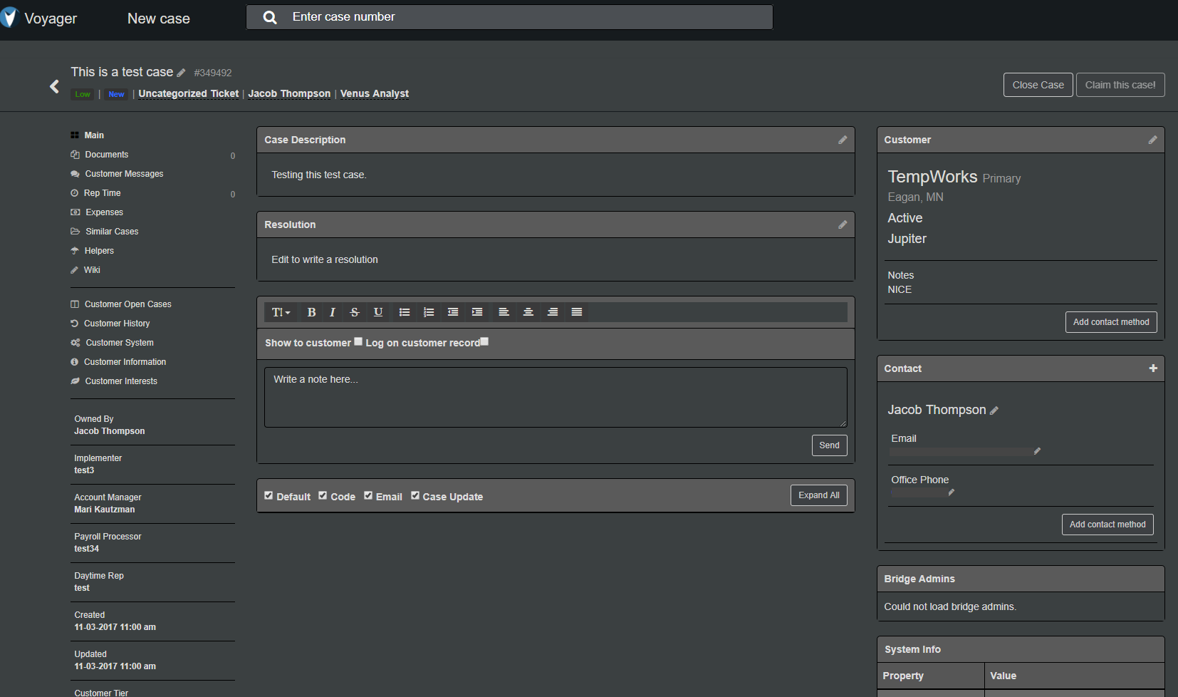 Voyager Dark Theme V1