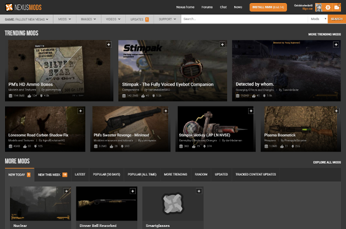 NexusMods Redesign Redesigned