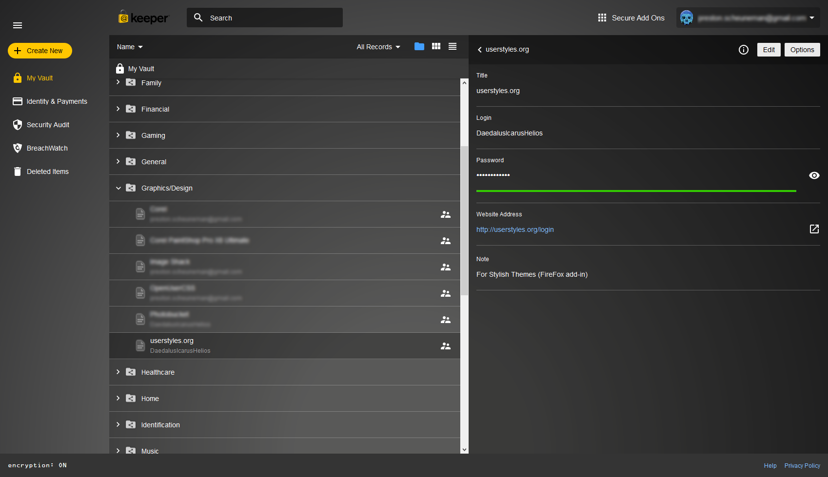 Keeper Vault - Dark Transparent