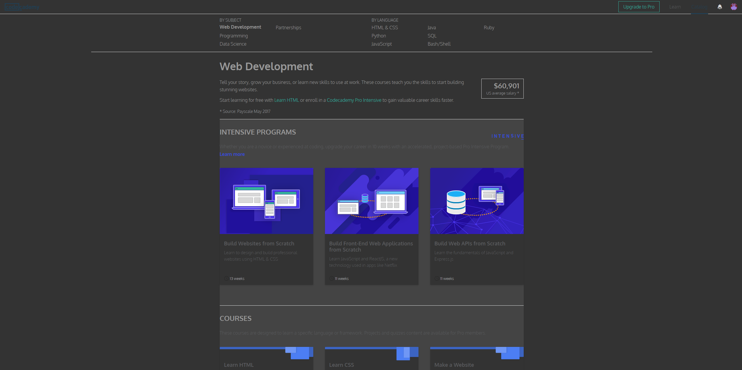 Dark | CodeAcademy