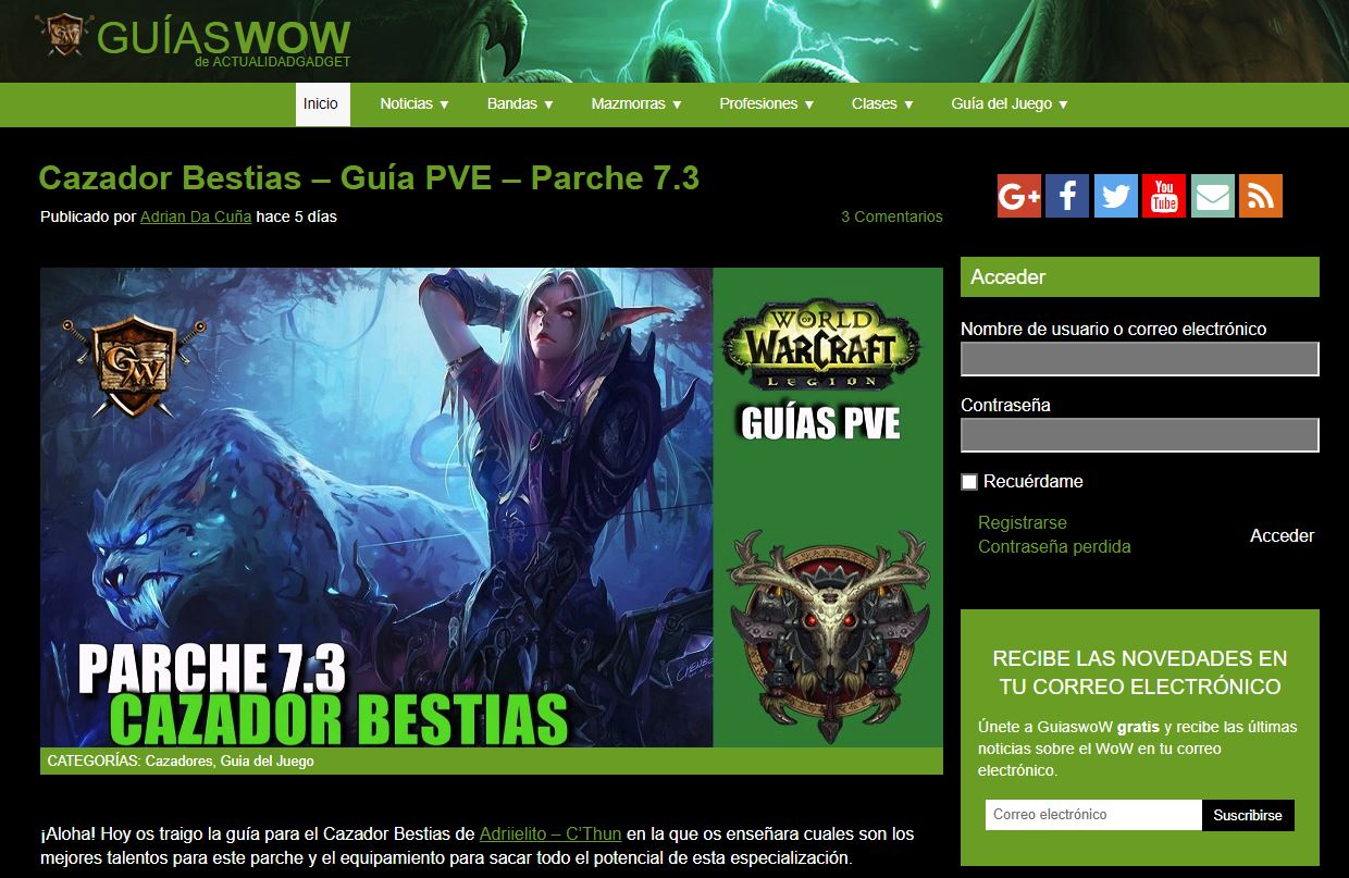 Black Guias Wow