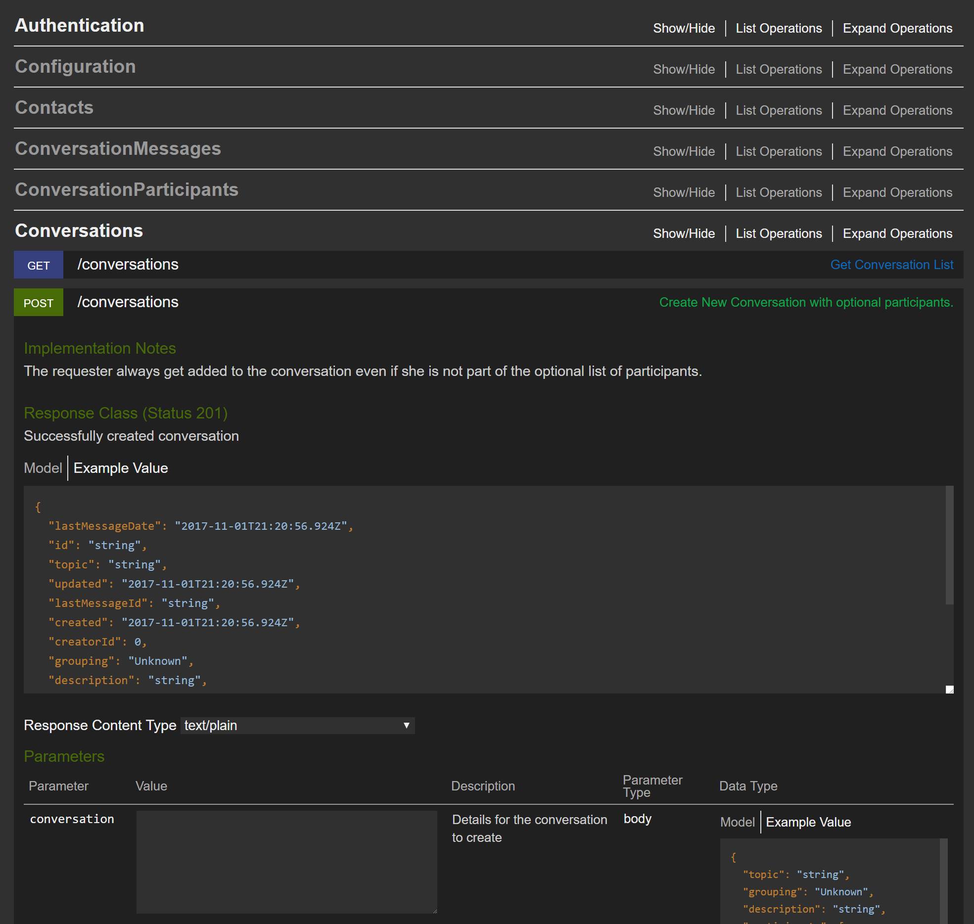 Swagger 2 Dark Theme