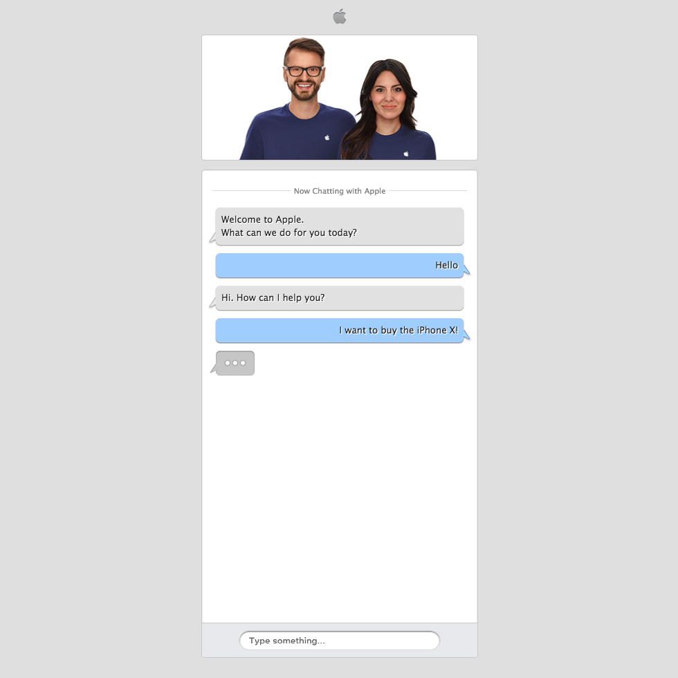 Apple.com Support Chat