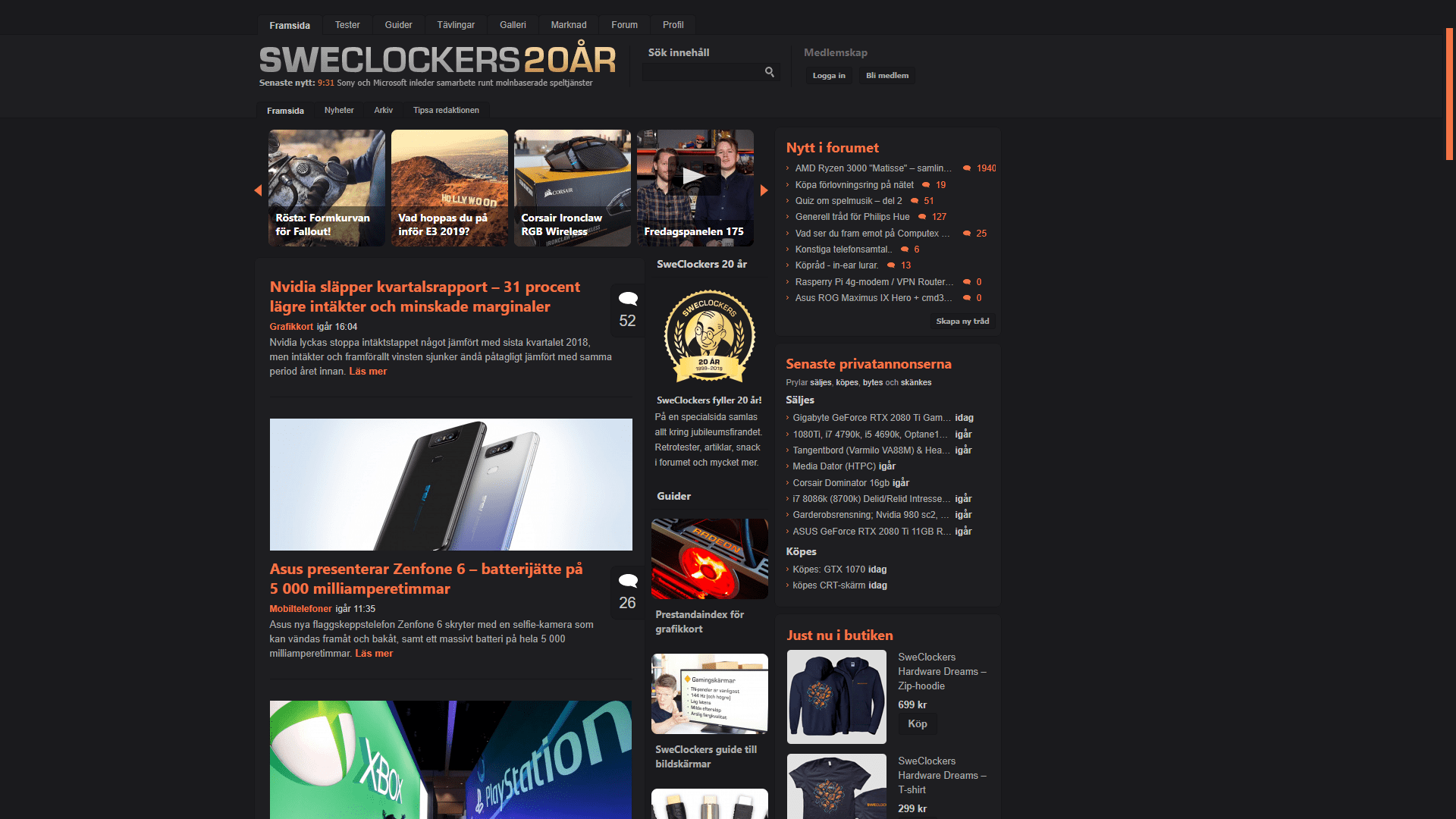 SweClockers Dark - XHS