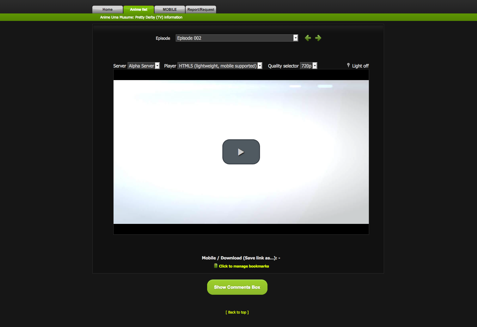 Kissanime, make ads 1x2 px