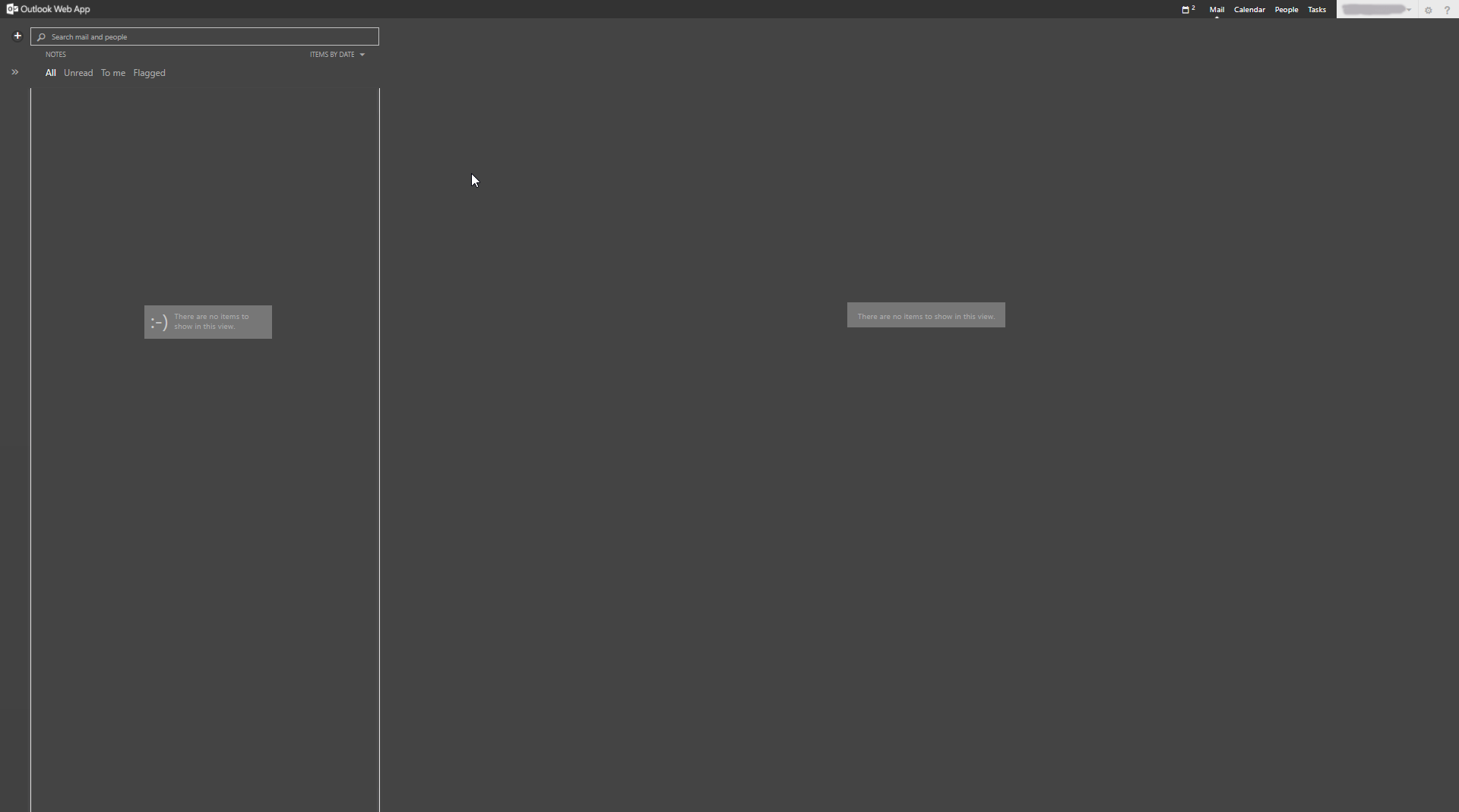 Outlook dark WIP