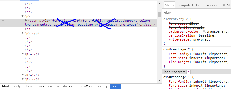 Rulate font settings