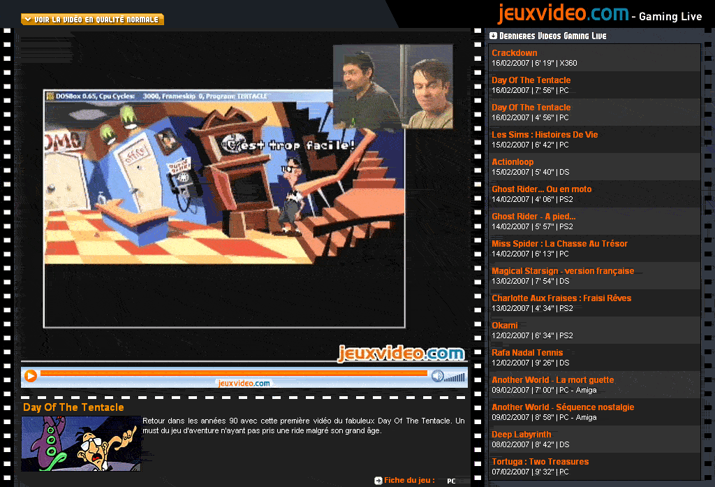 Jeuxvideo.com Gaminglive Tweaked