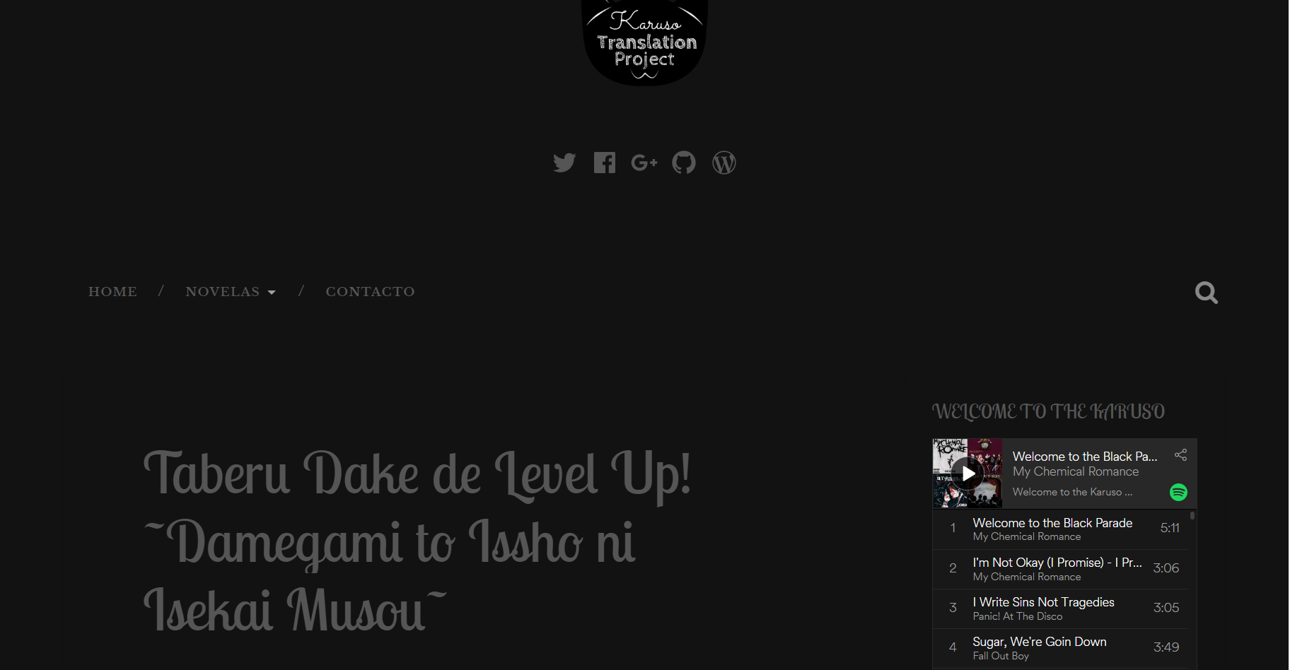 1.Wordpress Black