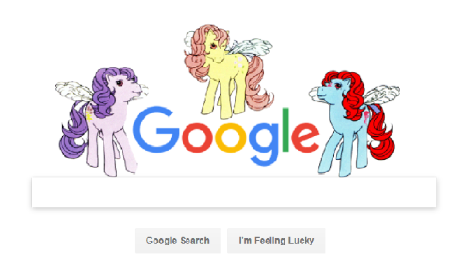 G1 Flutter pony Google theme