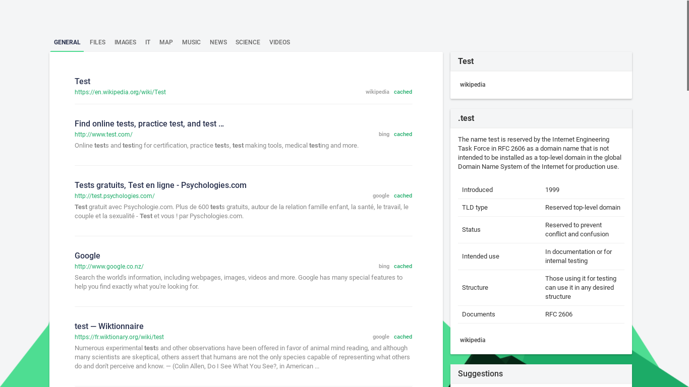 Material SearX