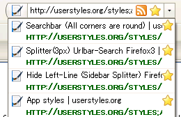 SMALL-CAPS "URL-Text" AwesomeBar Popup