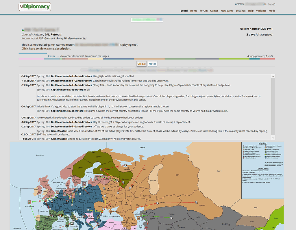 vDiplomacy Quick Improvements