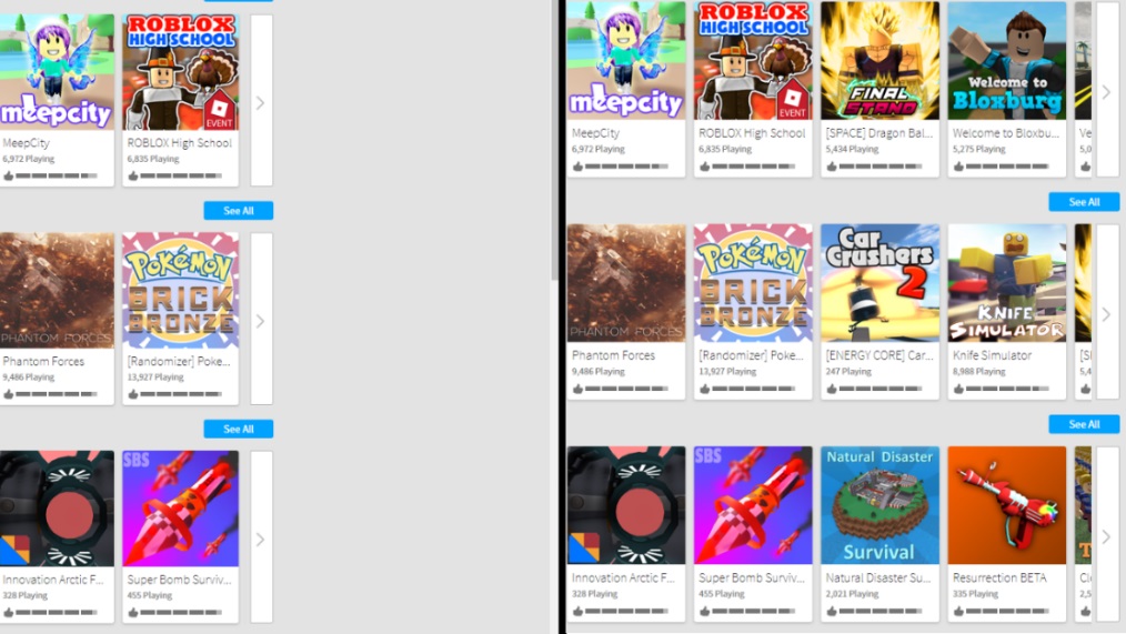 Extended Games List
