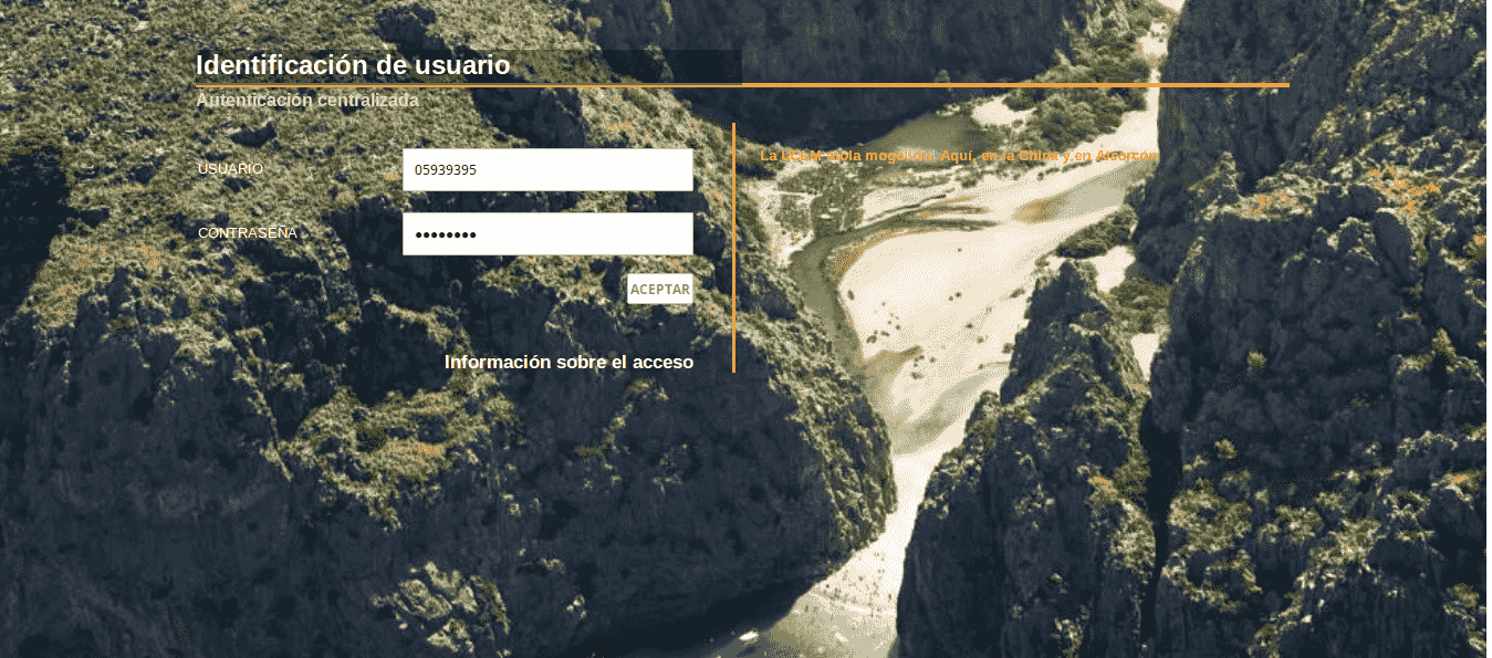 New Login UCLM
