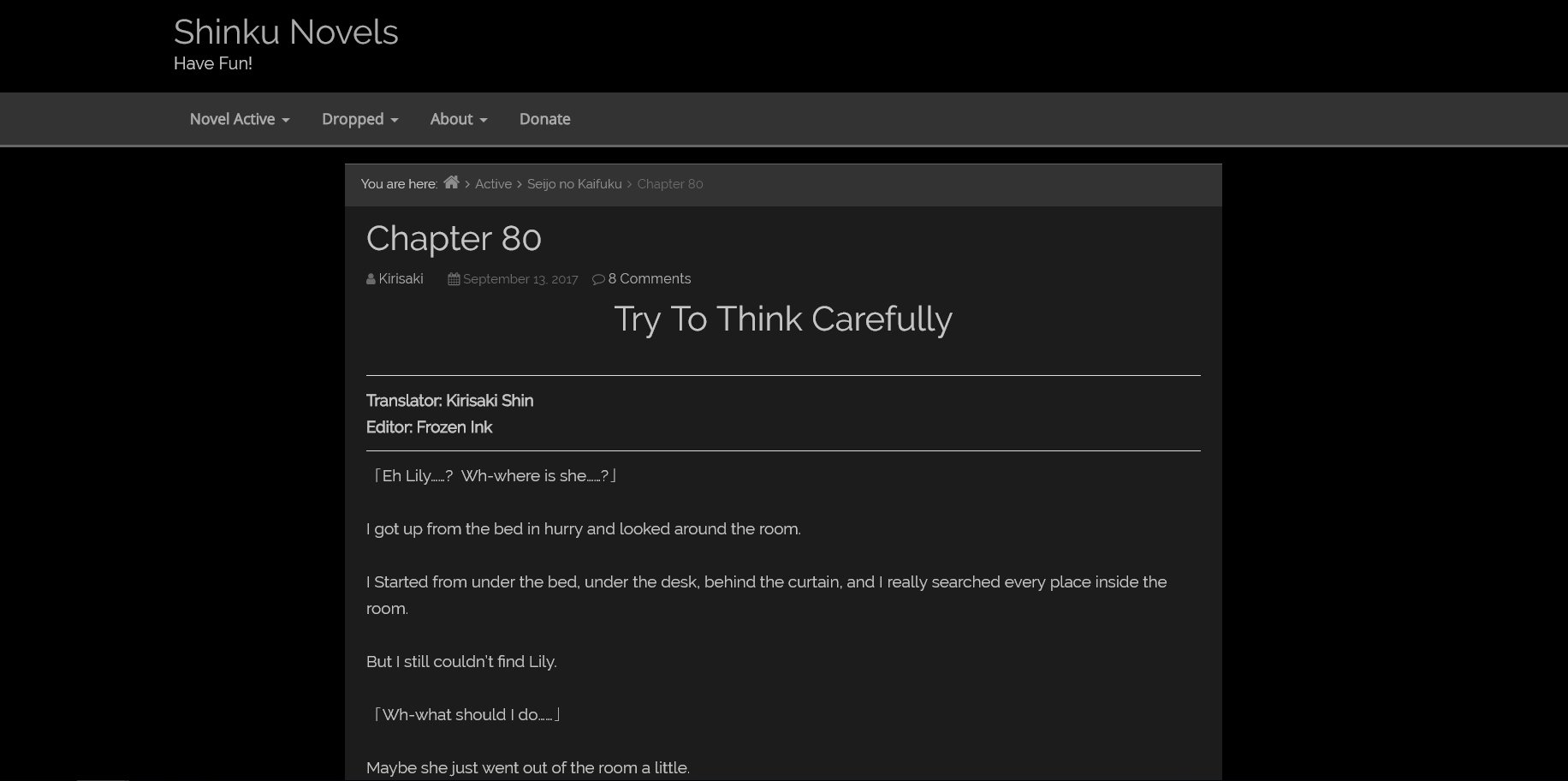 Shinkunovels.com - Pleasent To Read