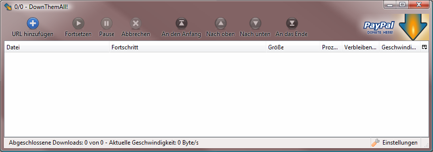 FF3.1+Glasser: DownThemAll Vista