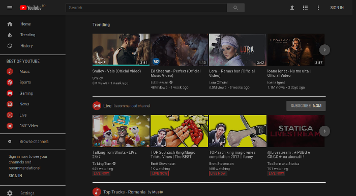 Dark Youtube 2018