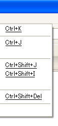 Underline Only Keyboard Shortcuts popup