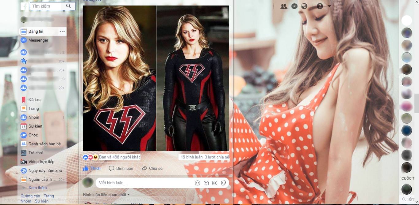 Transparent Facebook (no-ads)