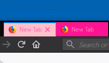 Active/Inactive Tabs Color Demo [Firefox57+]