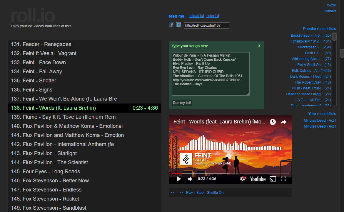 Dark Theme for roll.io