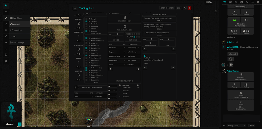 Roll20 - Dark Matter