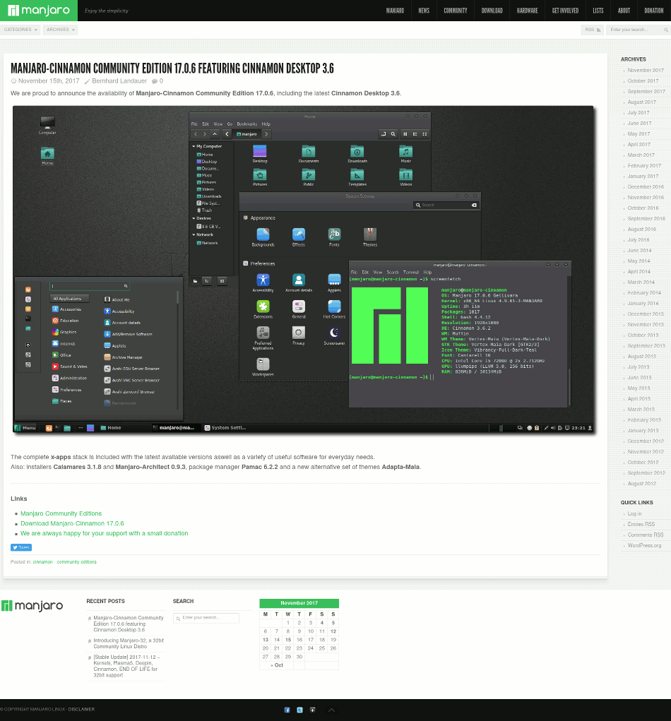 Manjaro Blog
