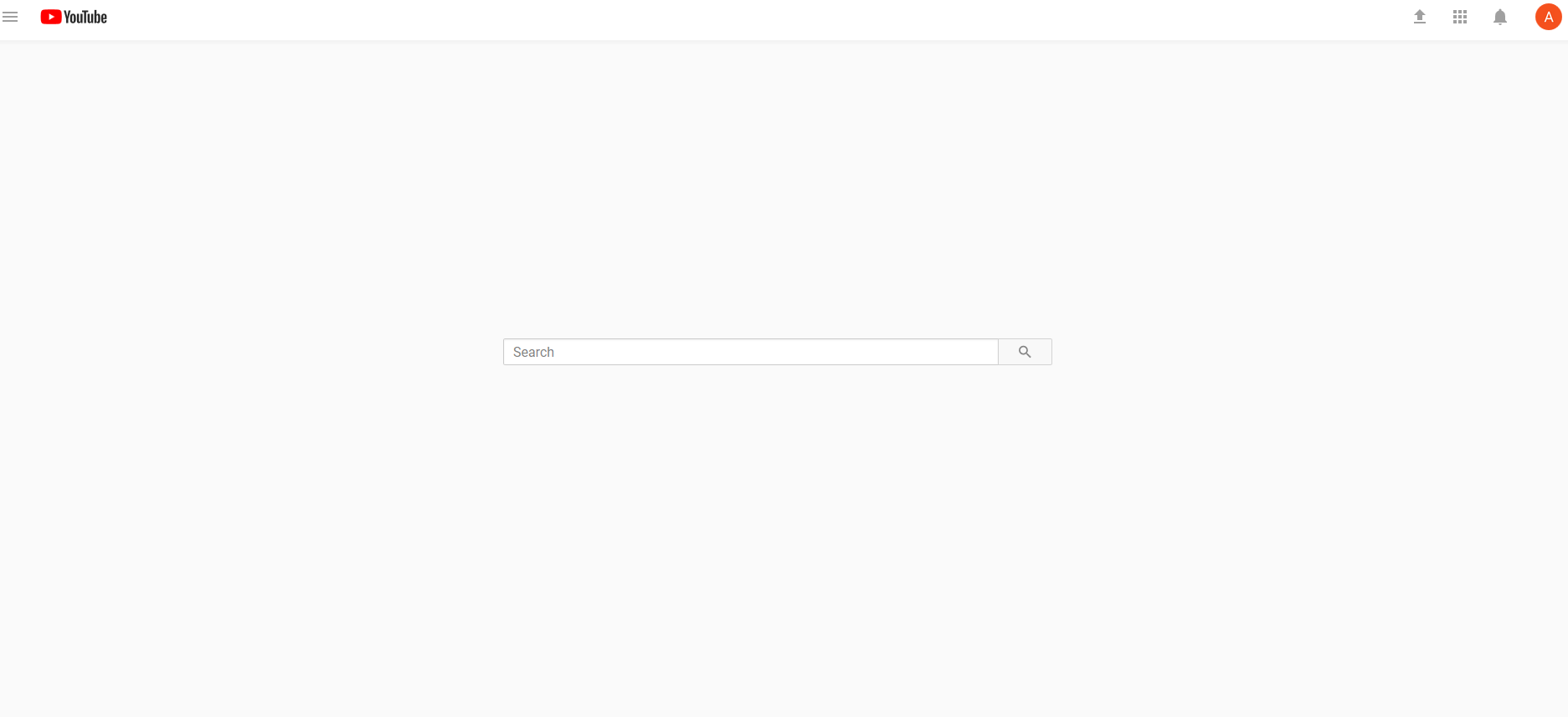 Simple YouTube Homepage