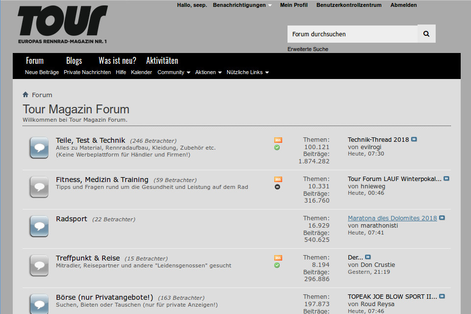 Fifteen Shades of Grey (TOUR-Magazin Forum)