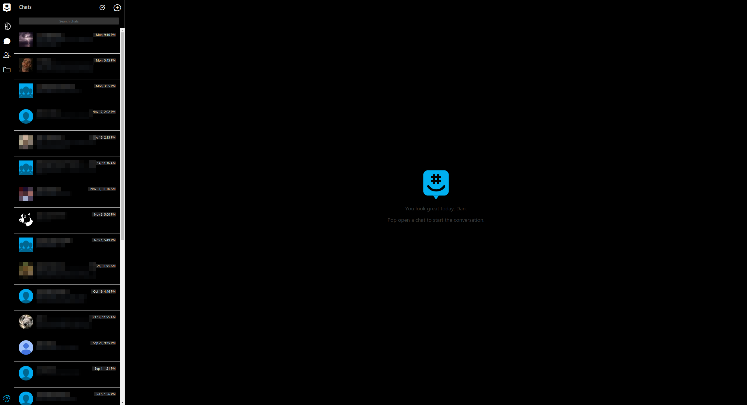 GroupMe Dark - 2017 Fork