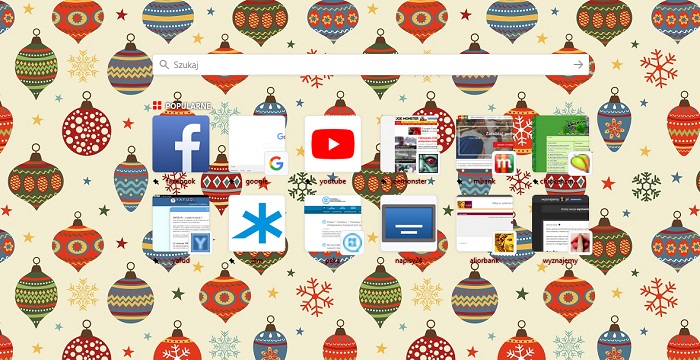 Christmas Mozilla Newtab