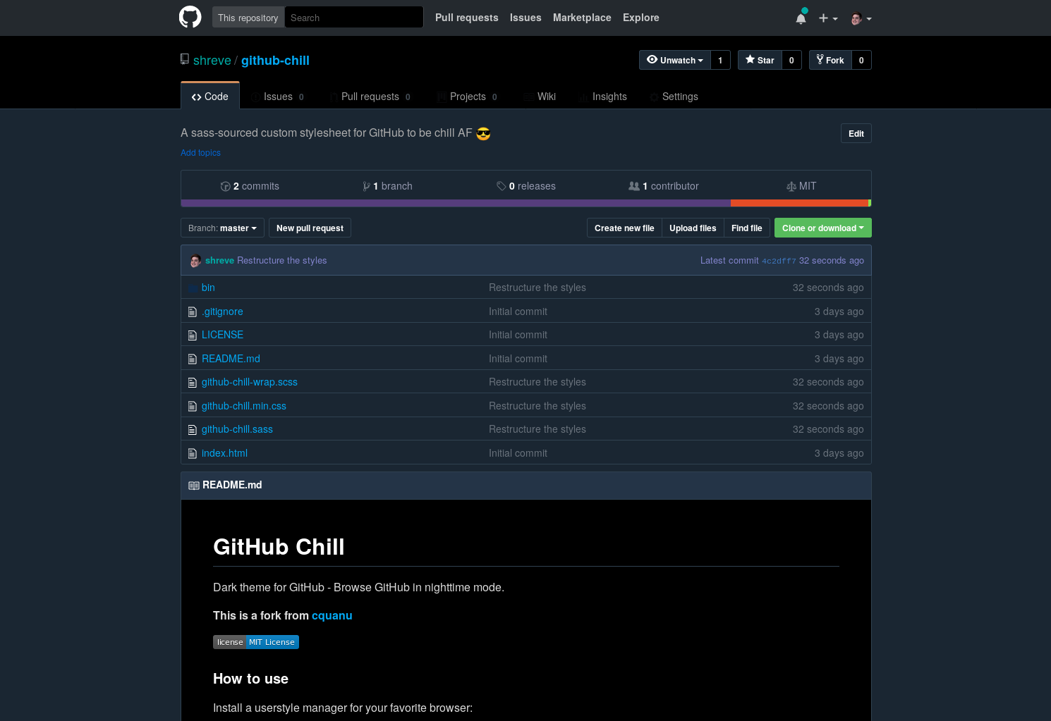 GitHub Chill